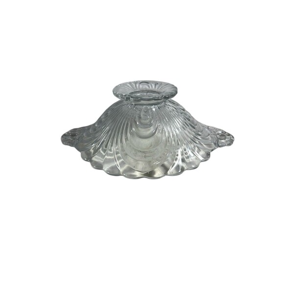 VTG Cambridge CAPRICE Clear Compote Bowl Footed w/Tab Handles MCM 9 1/8” Wide - Picture 8 of 9